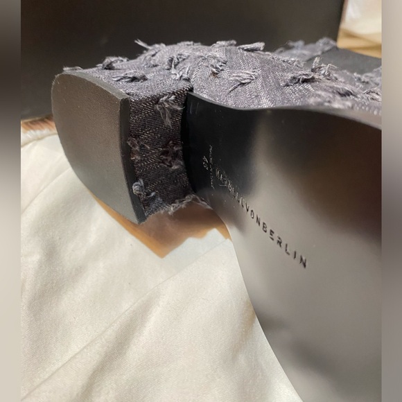 Marcell Von Berlin Men’s Denim Chelsea Boots - Picture 3 of 10